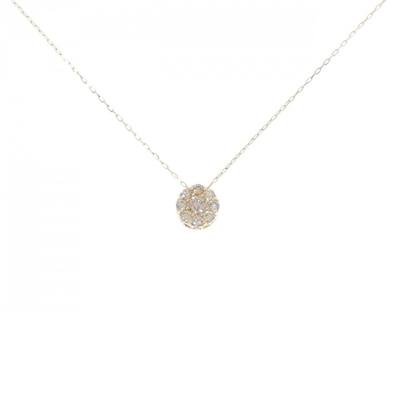 K18YG ダイヤモンド ネックレス 0.30CT