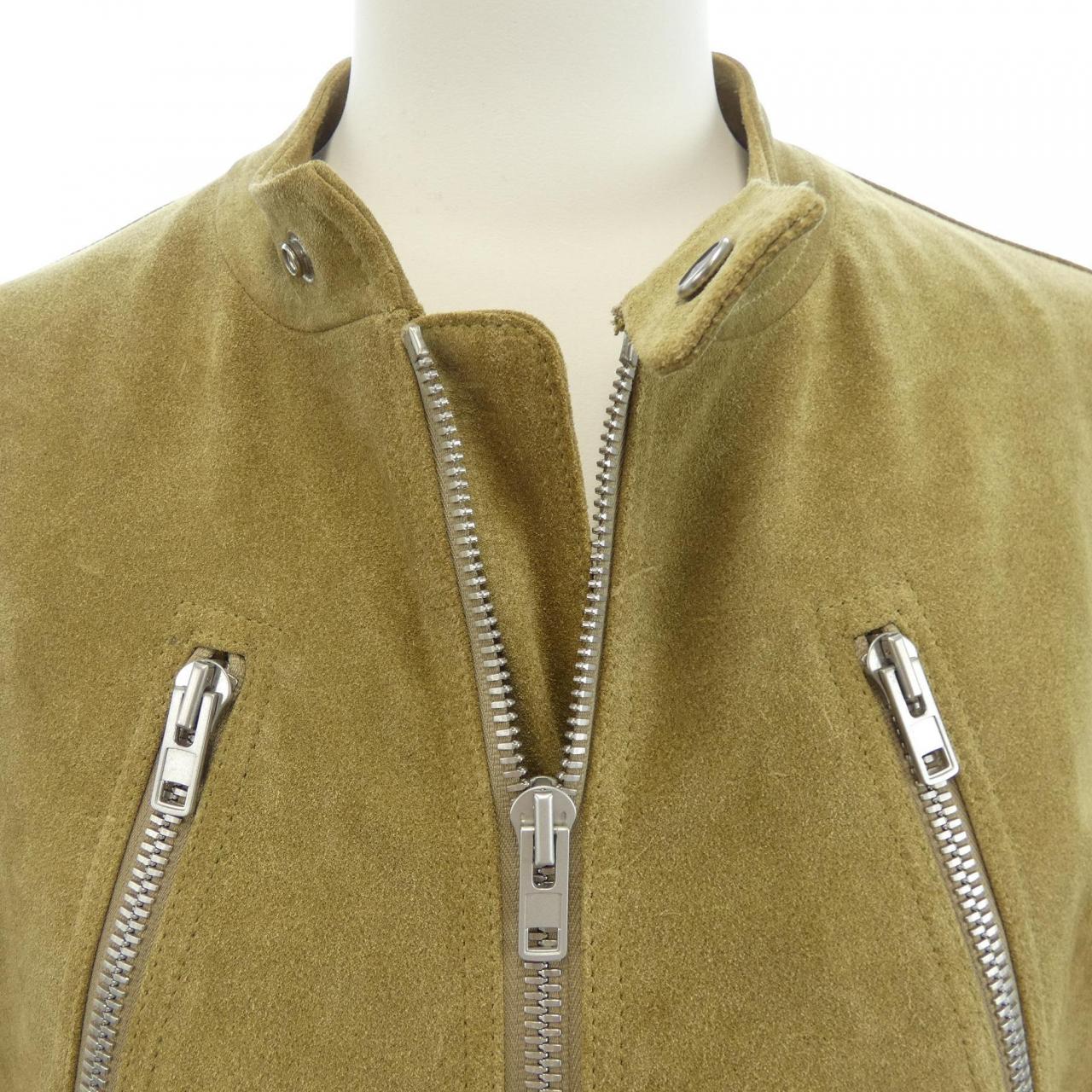メゾンマルジェラ Maison Margiela ハの字 S50AM0380 レザーライダースジャケット