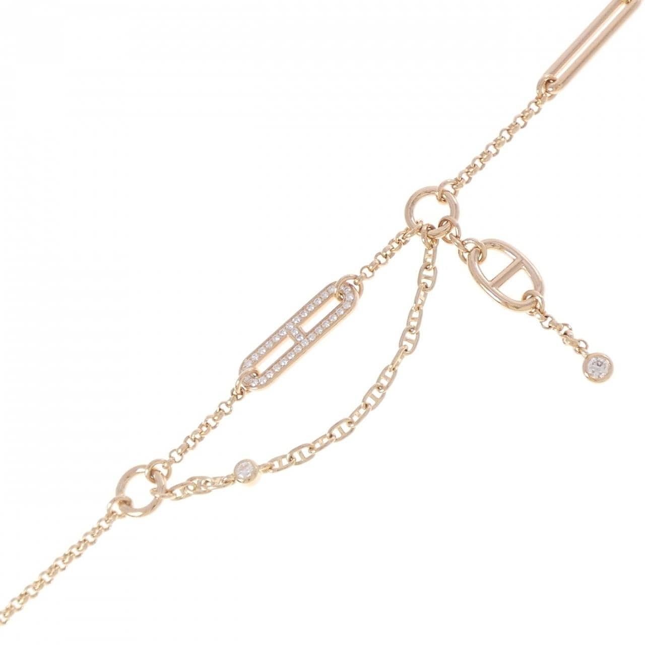 エルメス シェーヌダンクル カオス ブレスレット 0.1CT