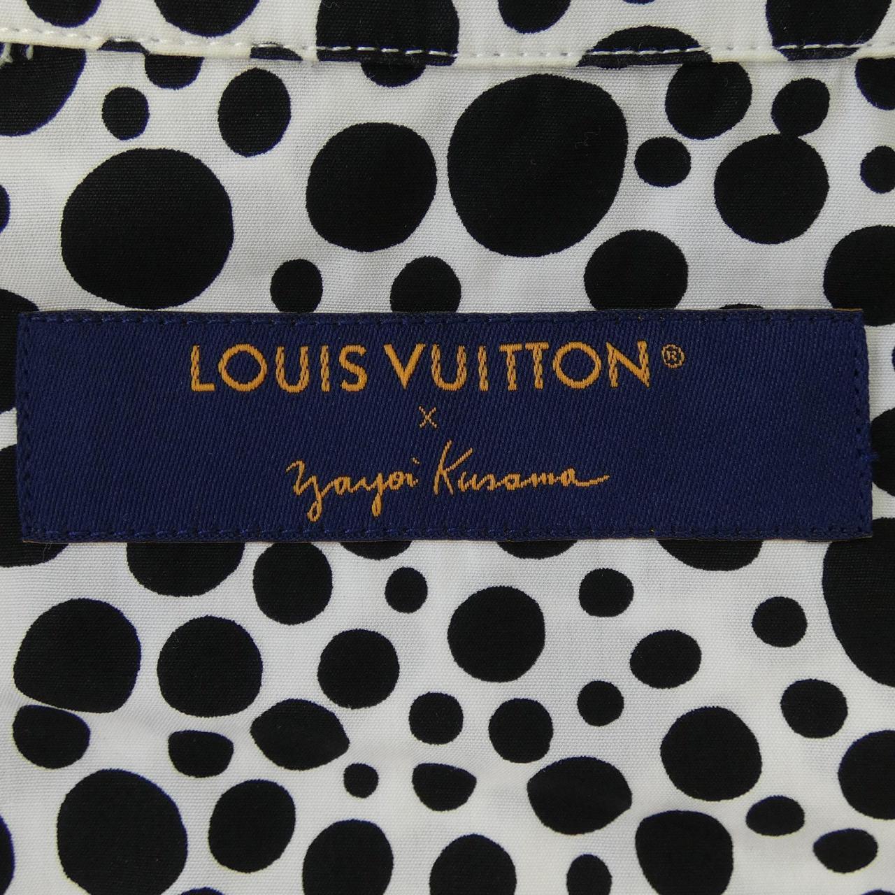 ルイヴィトン LOUIS VUITTON LV×YKインフィニティドットプリンテッドジップドシャツ HOS30WV29 草間彌生 ジャケット