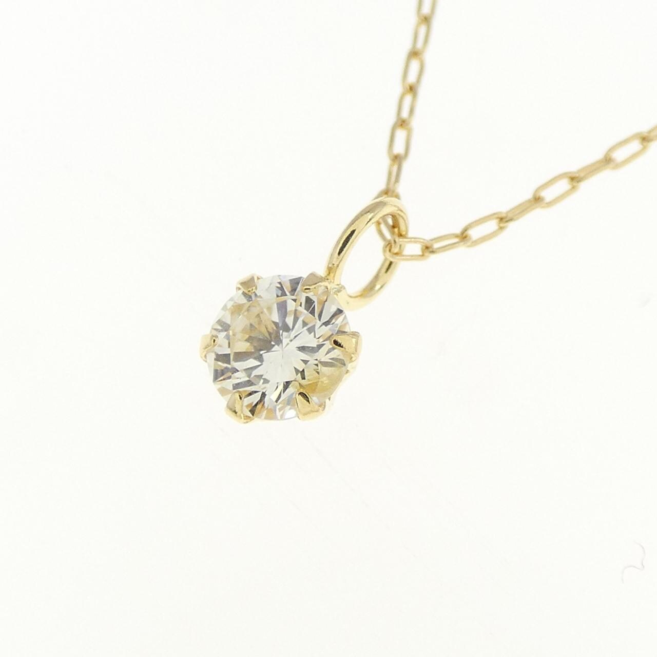 K18YG ダイヤモンド ネックレス 0.20CT