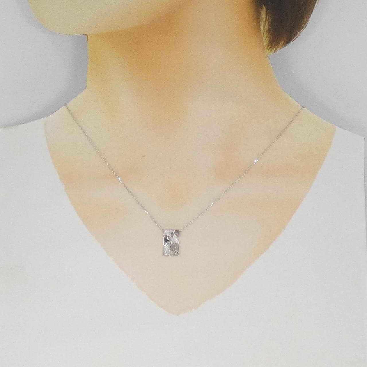 スタージュエリー ダイヤモンド ネックレス 0.045CT