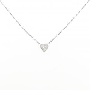 PT850 ハート ダイヤモンド ネックレス 0.397CT