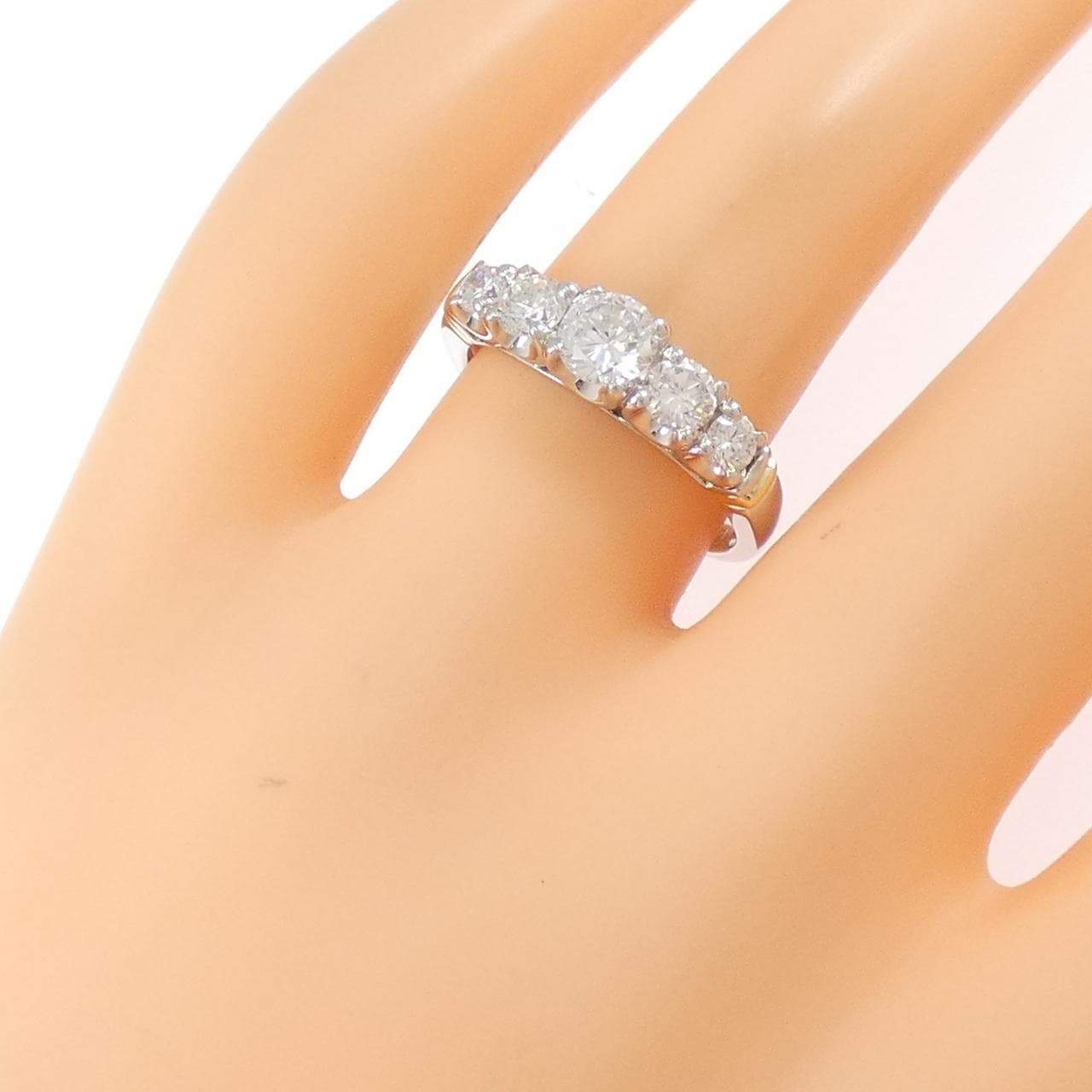 PT900/K18YG ダイヤモンド リング 1.00CT