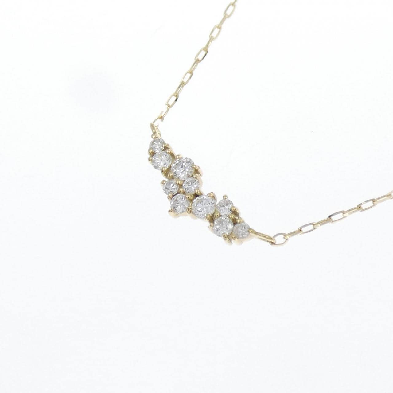 [Remake] K18YG Diamond necklace 0.10CT