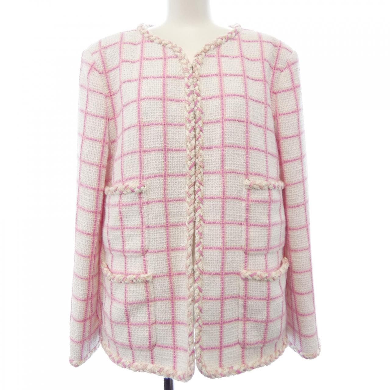 シャネル CHANEL LOOK38 P73947V65544 23C ノーカラージャケット