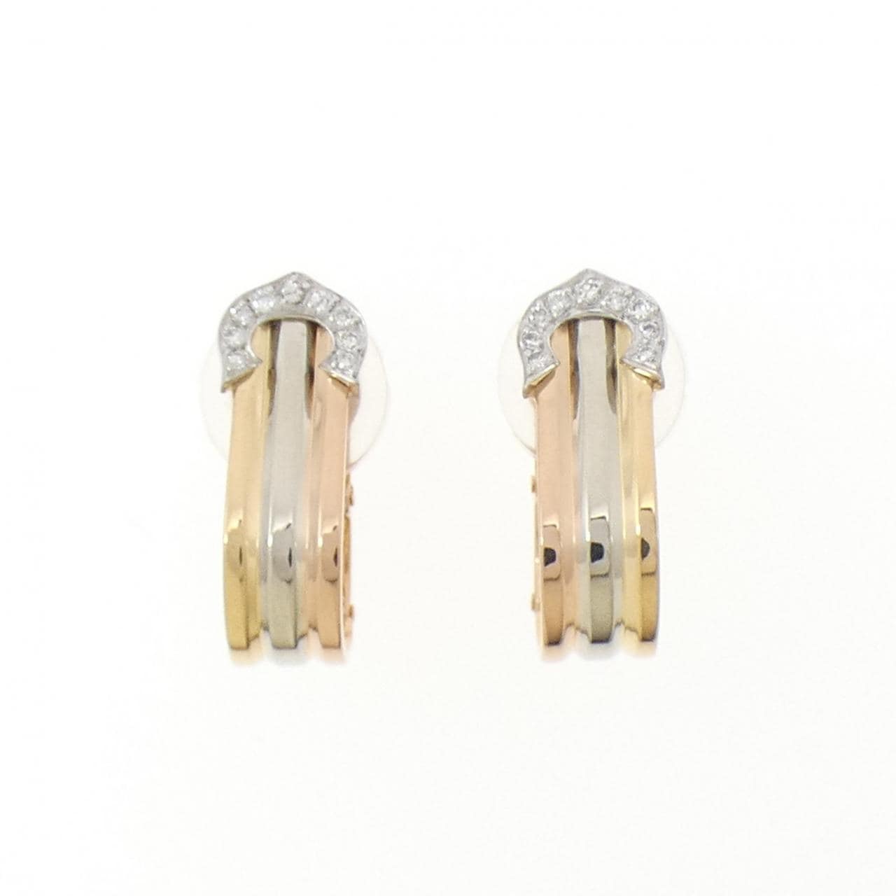 【ヴィンテージ】カルティエ 2C イヤリング