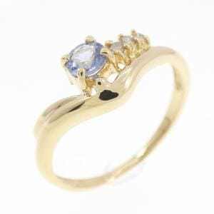 K18YG サファイヤ リング