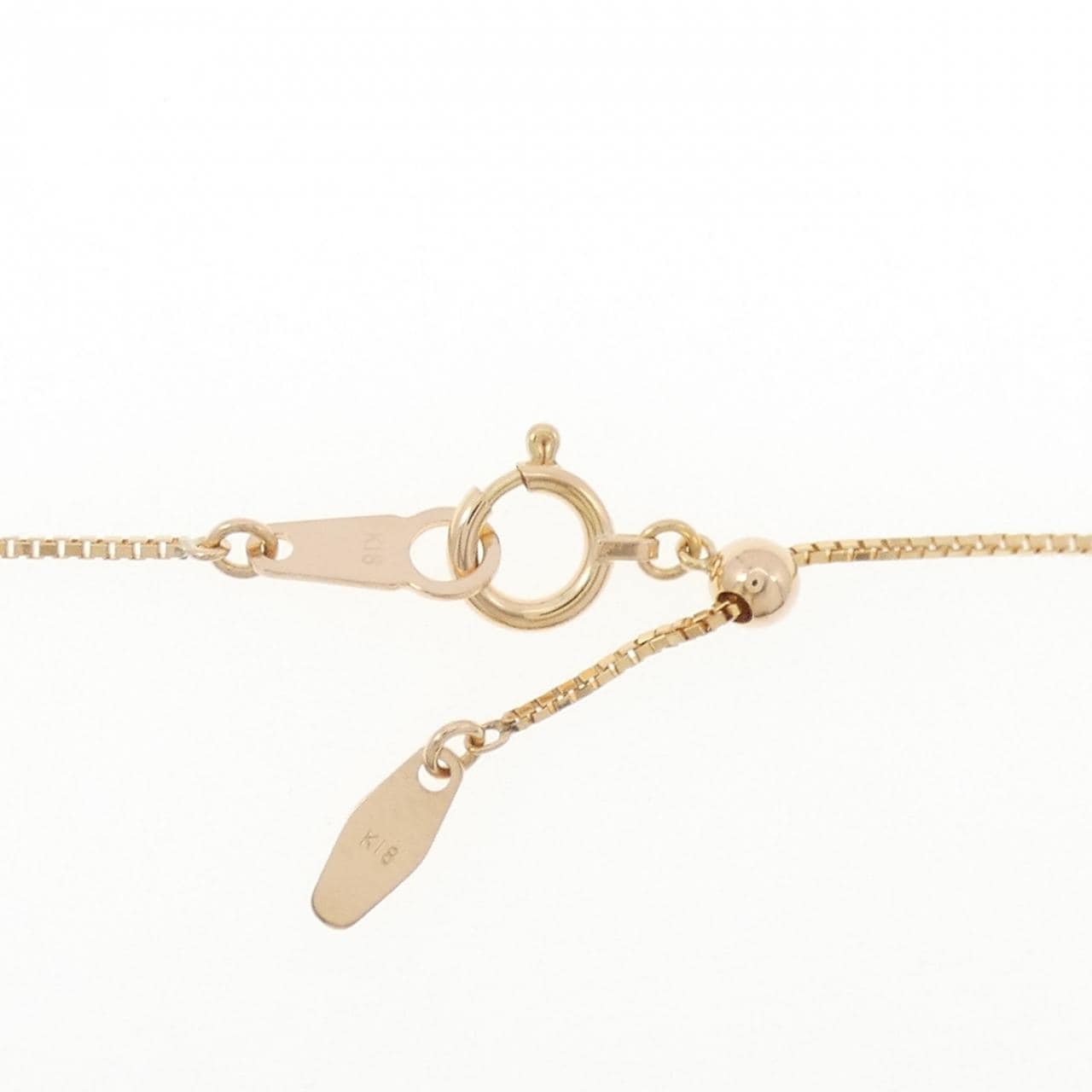 K18PG ハート パヴェ ダイヤモンド ネックレス 0.50CT