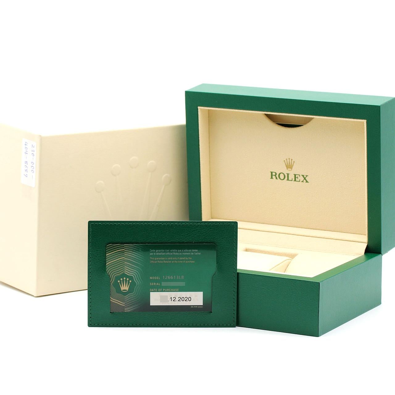 ロレックス サブマリーナーデイト 126613LB SSxYG 自動巻 ランダム番