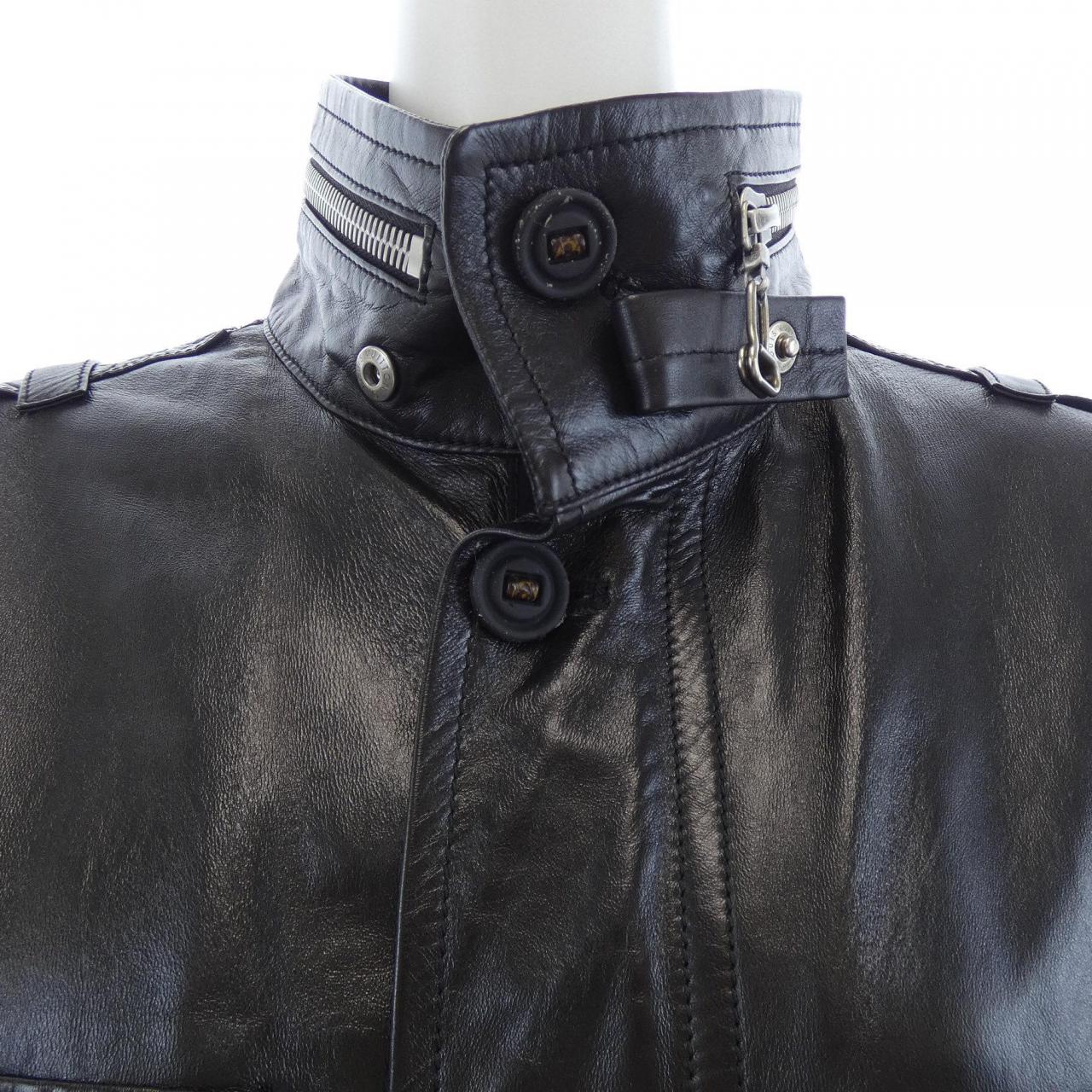 ルイヴィトン LOUIS VUITTON FKLJ96LEN レザーコート