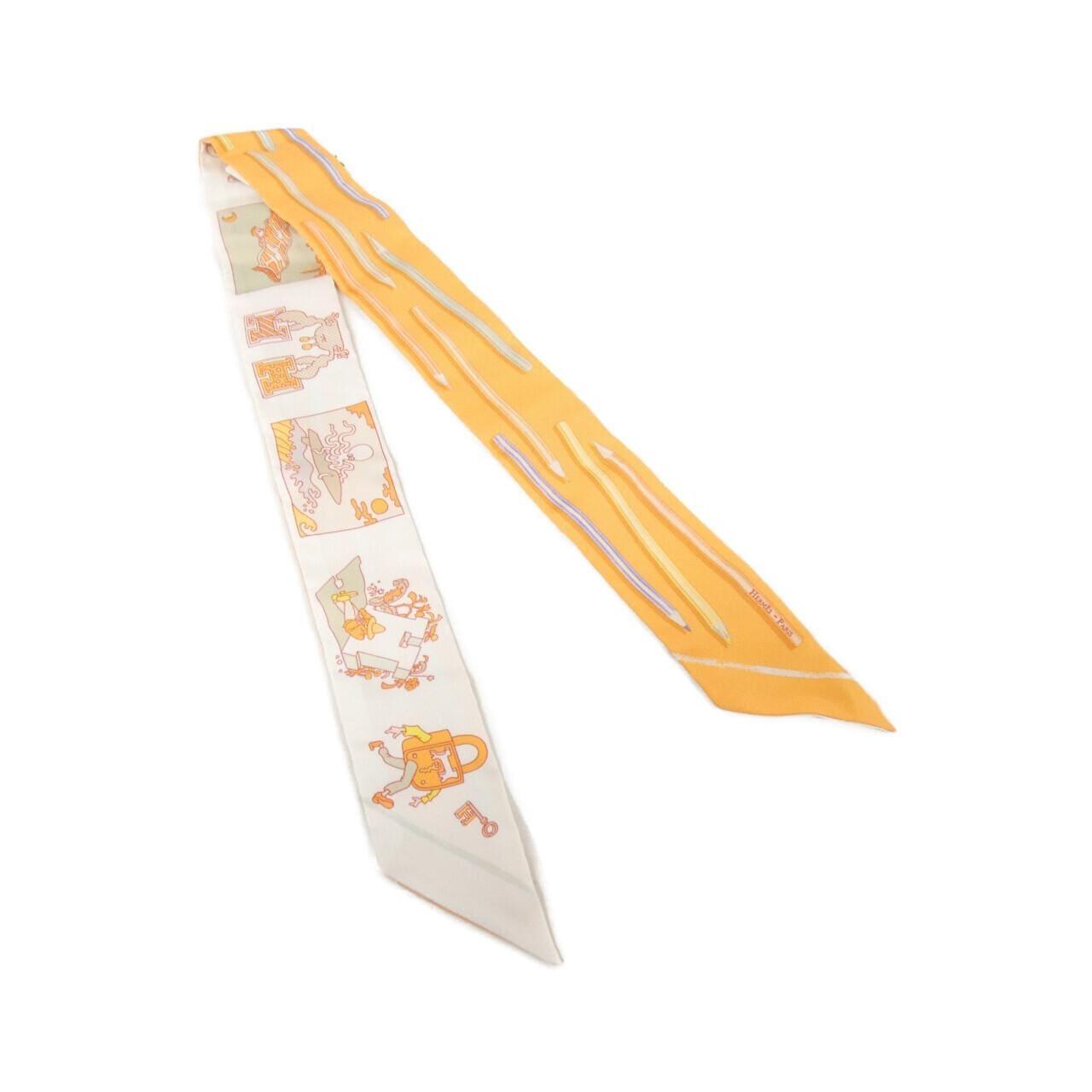 【未使用品】エルメス A VOS CRAYONS ET CARRE ツイリー 064221S スカーフ