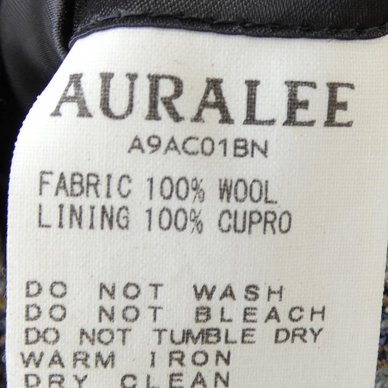 オーラリー AURALEE A9AC01BN コート