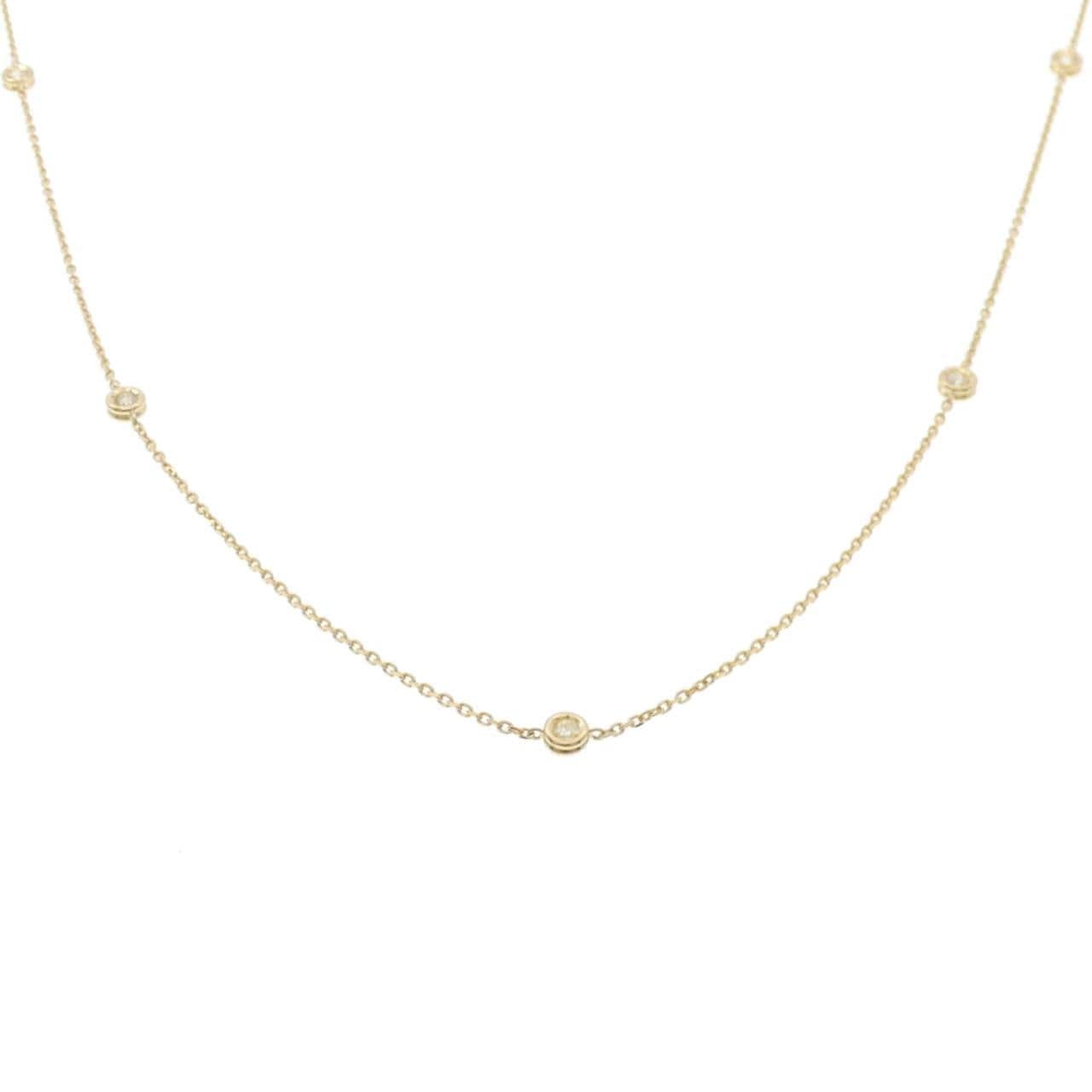 K18YG ダイヤモンド ネックレス 0.50CT