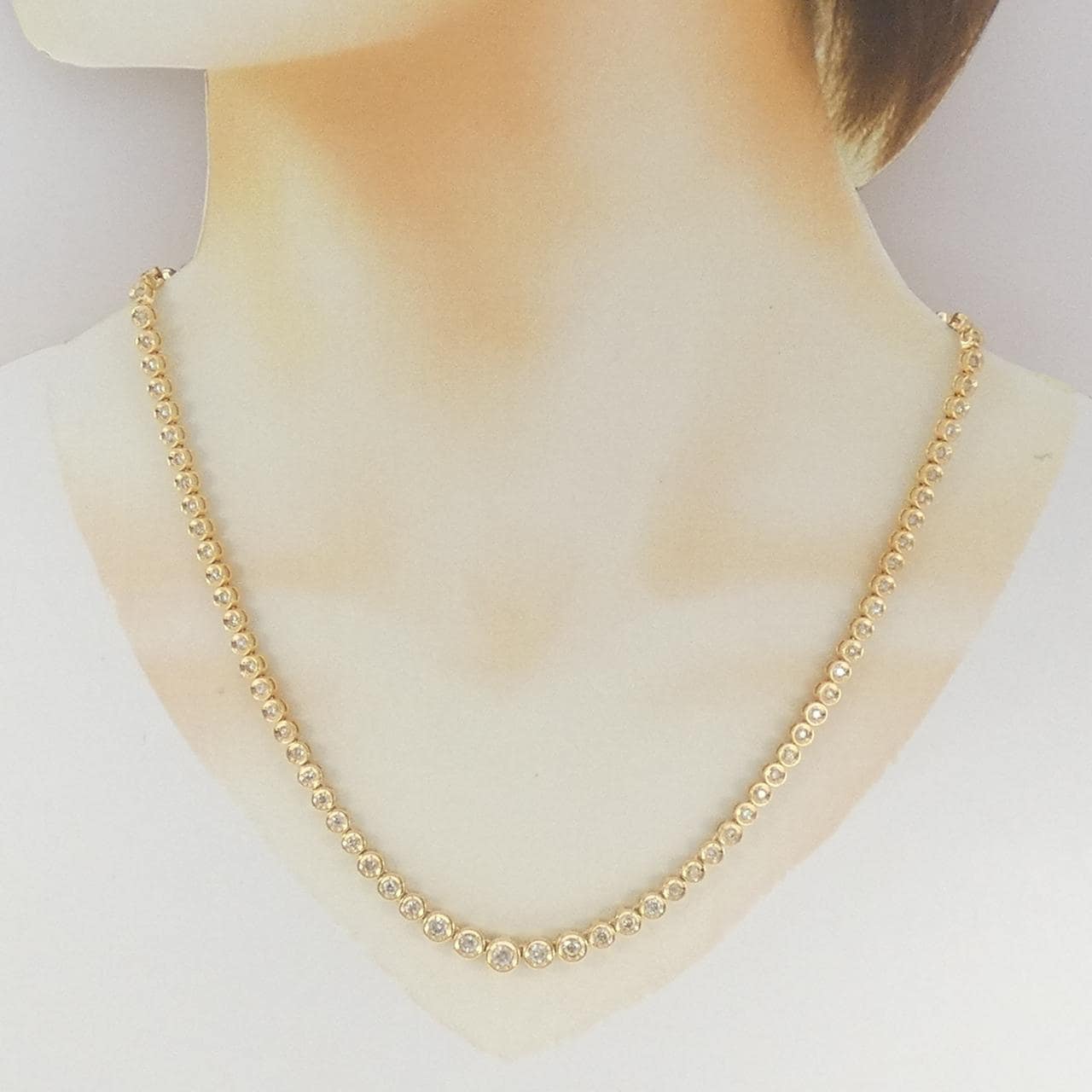 K18YG ダイヤモンド ネックレス 3.00CT