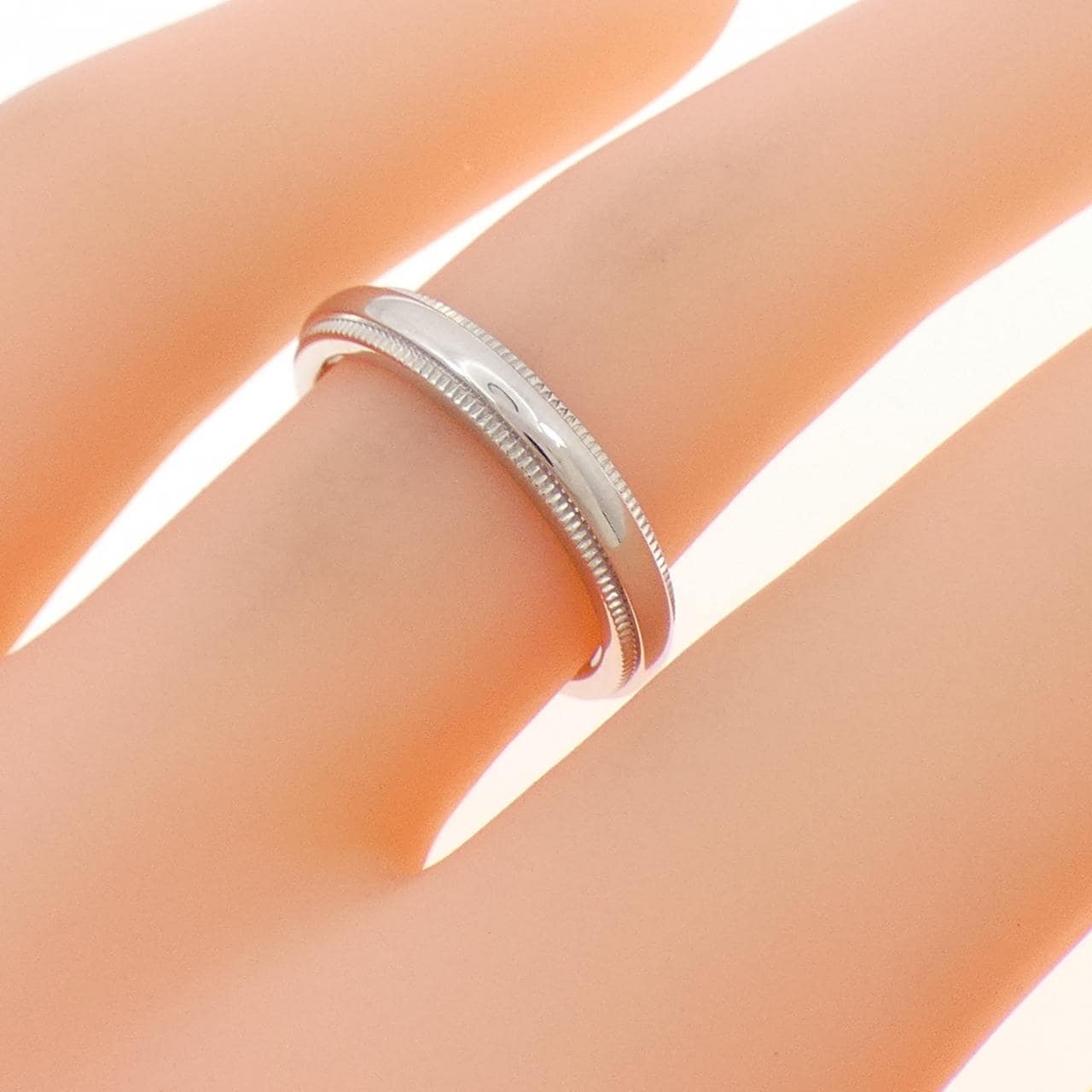 ティファニー ミルグレイン リング