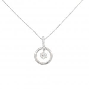 K18WG ダイヤモンド ネックレス 0.320CT