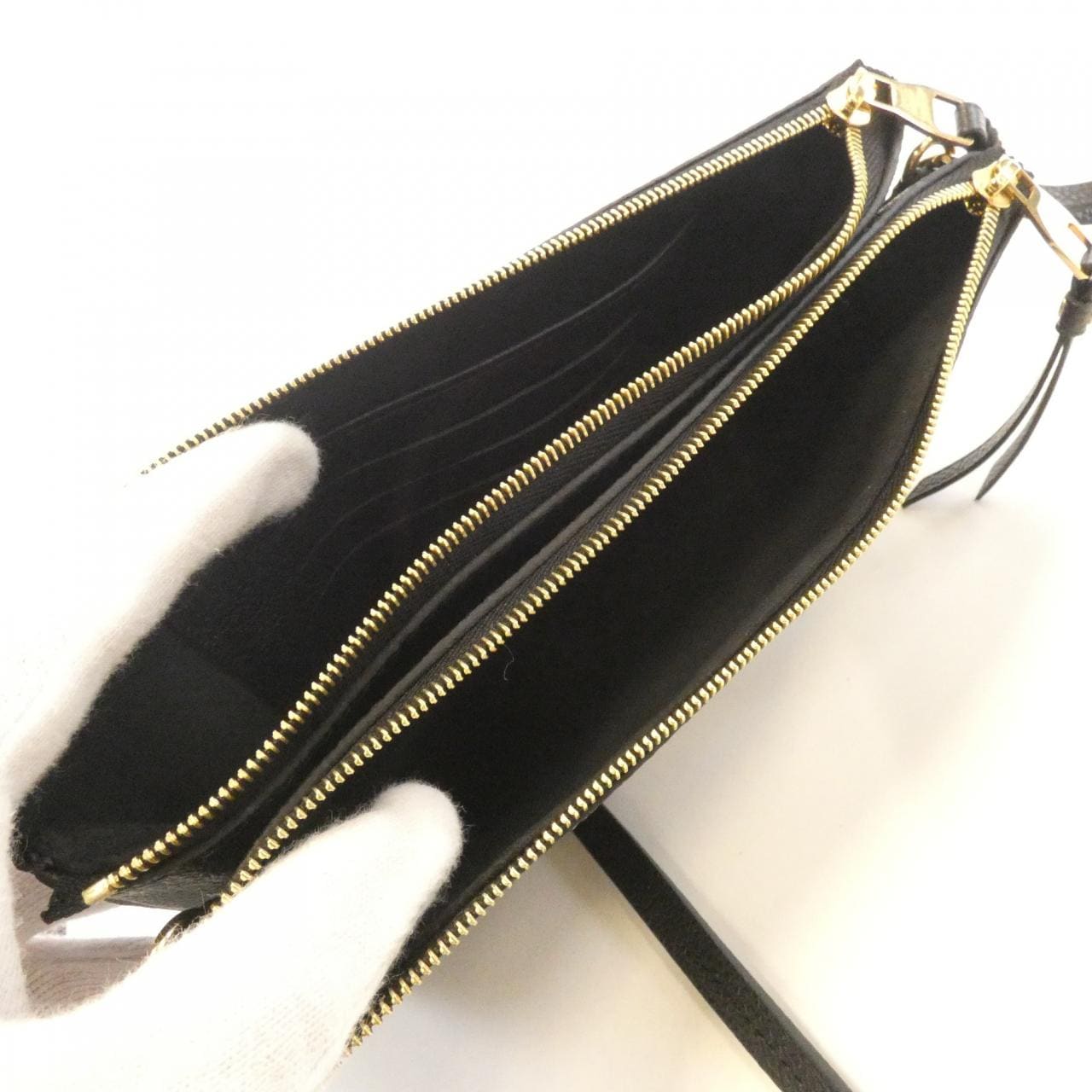 ルイヴィトン バイカラー モノグラム アンプラント ポシェット ドゥーブル ジップ M80787 ショルダーバッグ