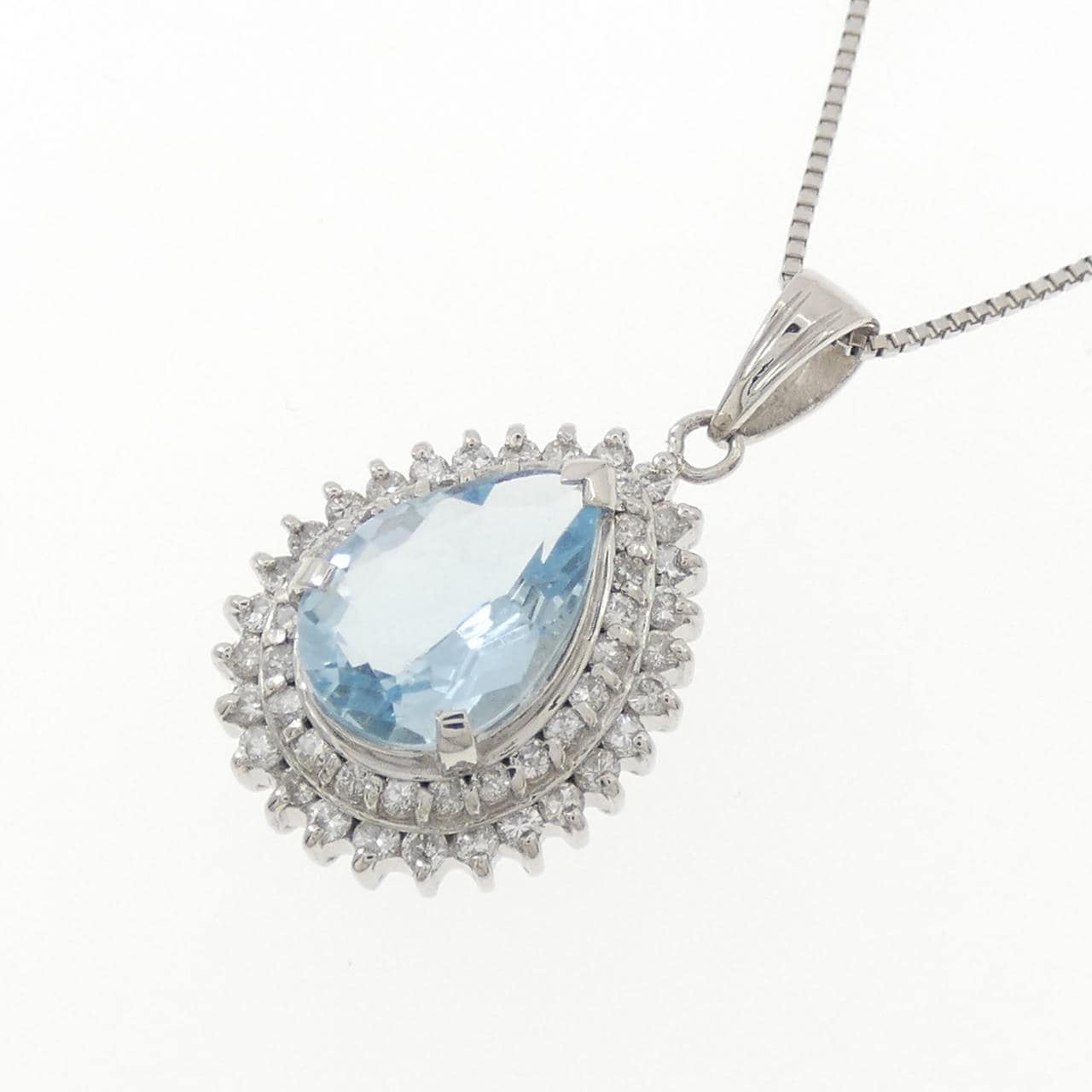 PT900/PT850 アクアマリン ネックレス 1.48CT