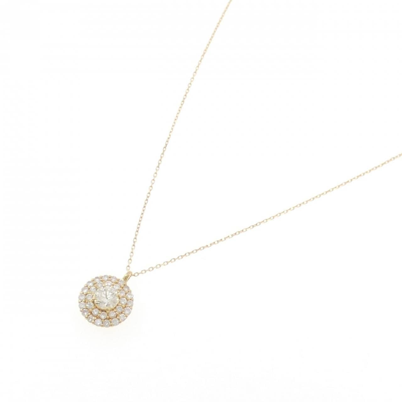 K18YG ダイヤモンド ネックレス 0.406CT