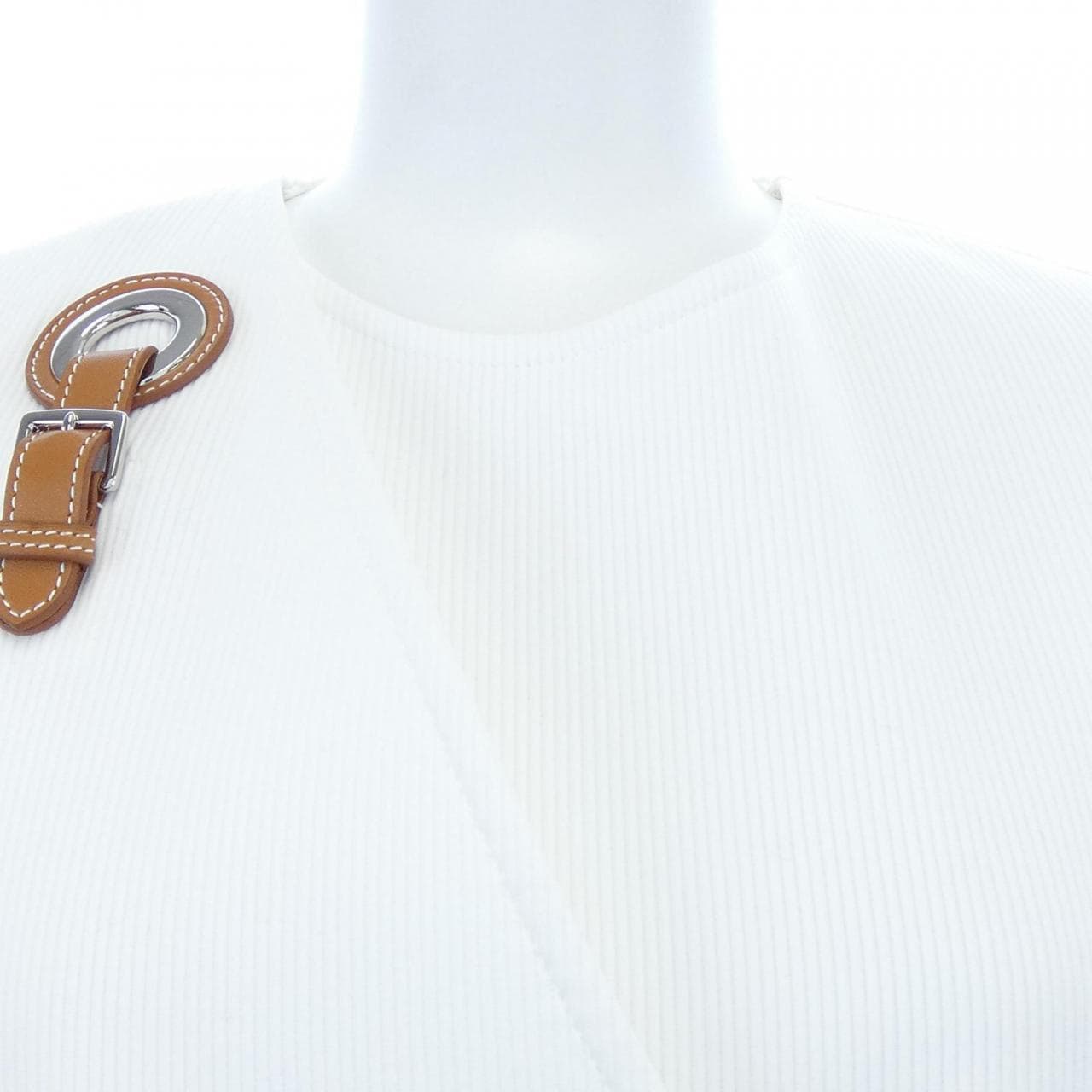 エルメス HERMES ROBE PORTEFEUILL アイレットクラスプ 2E0527D6 ワンピース