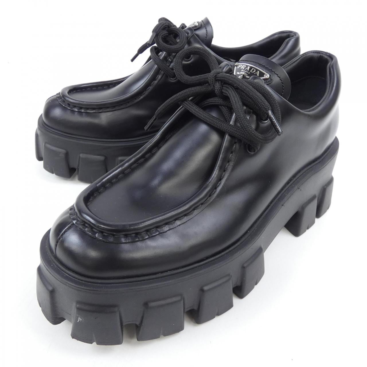 プラダ PRADA モノリス トライアングルロゴ 1E254N シューズ