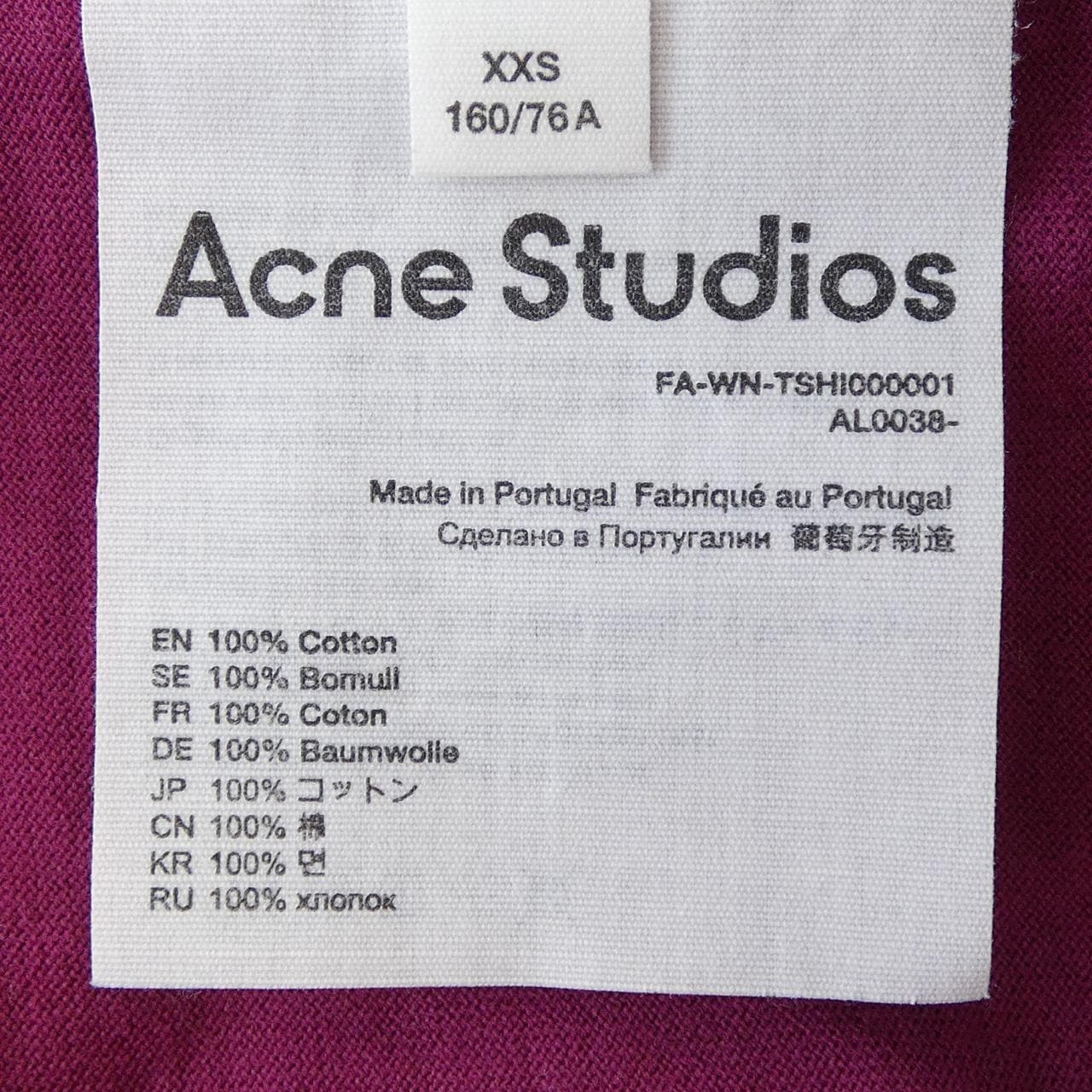 アクネストゥディオズ ACNE STUDIOS Tシャツ