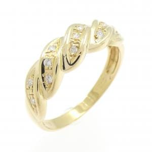 K18YG ダイヤモンド リング 0.07CT