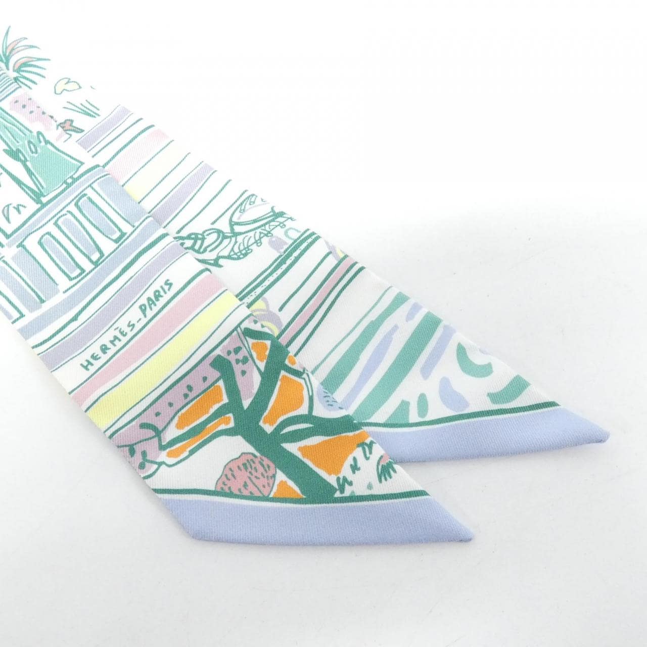 【未使用品】エルメス RAYURES D'ETE ツイリー 063850S スカーフ