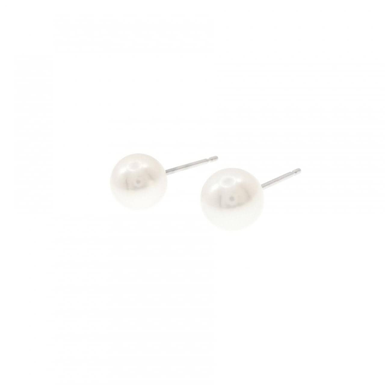 PT900 アコヤパール ピアス 6.7mm