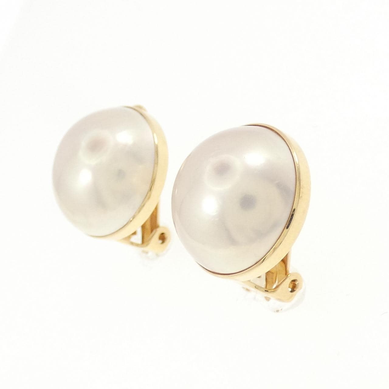 Tasaki mabe pearl earrings