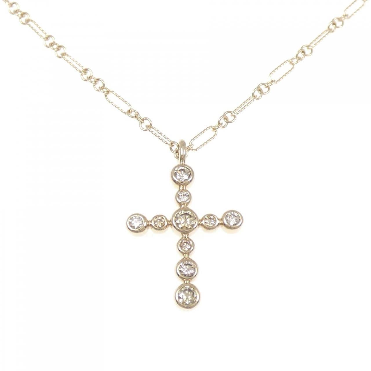 カシケイ クロス ダイヤモンドネックレス 0.40CT