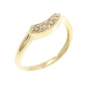 K18YG ダイヤモンド リング 0.10CT