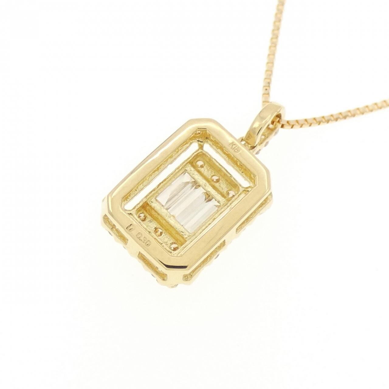 【新品】K18YG ダイヤモンド ネックレス 0.30CT