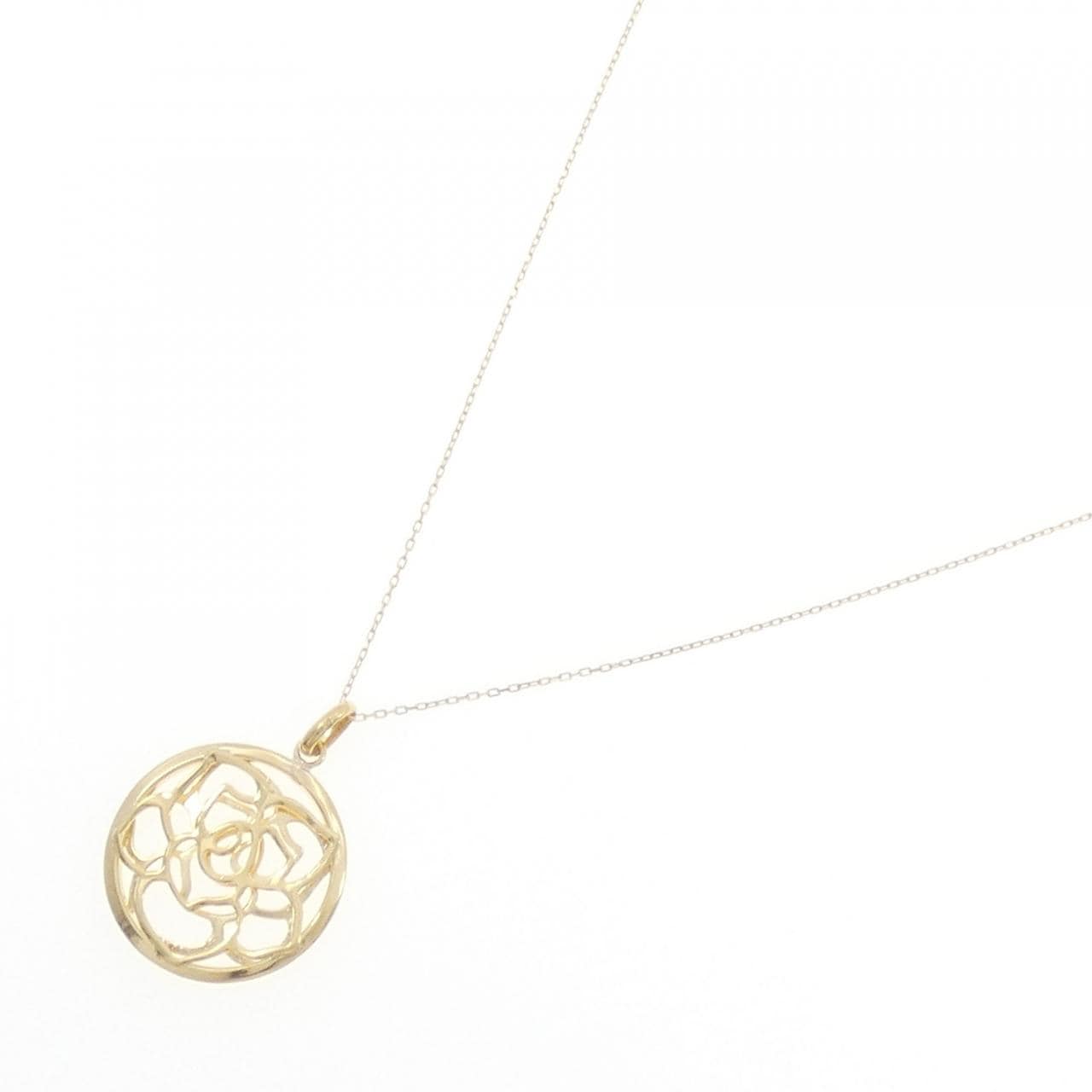 [BRAND NEW] K18YG Flower Necklace