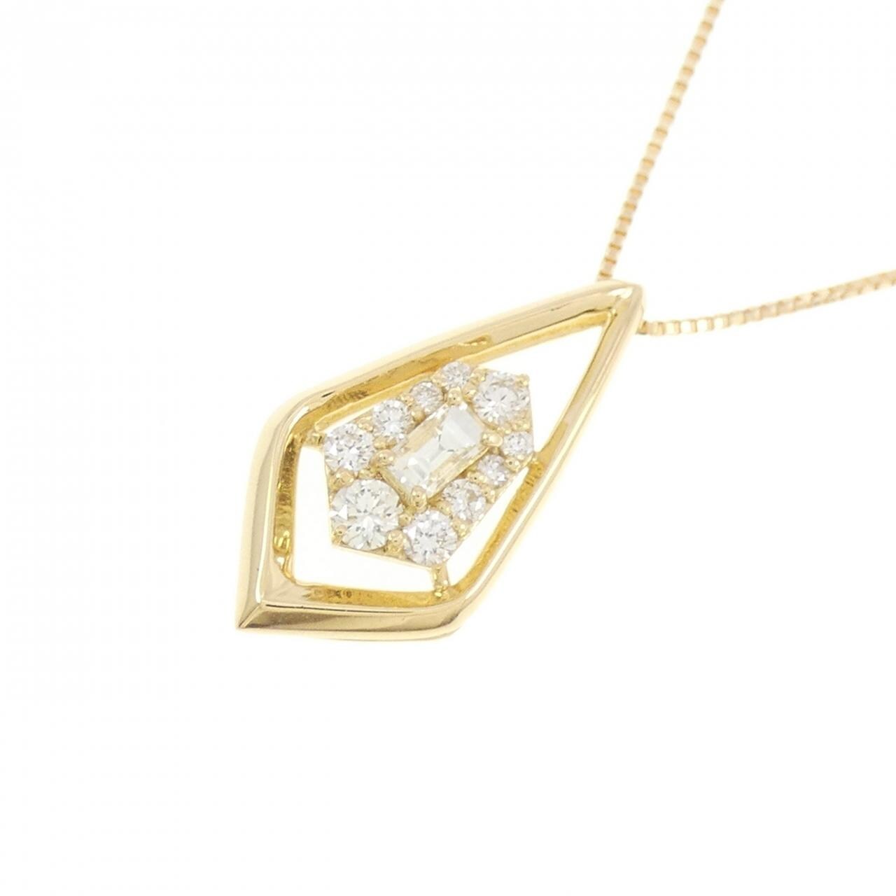 【新品】K18YG ダイヤモンド ネックレス 0.25CT