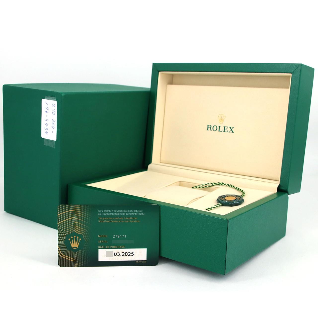 ロレックス デイトジャスト 279171NG SSxPG 自動巻 ランダム番