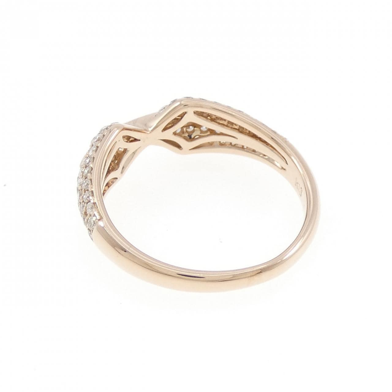 K18PG ダイヤモンド リング 0.55CT