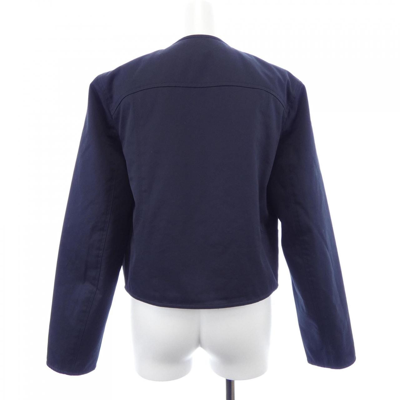 エルメス HERMES カルトゥッシュ クルードセル 6E0277DK ノーカラージャケット