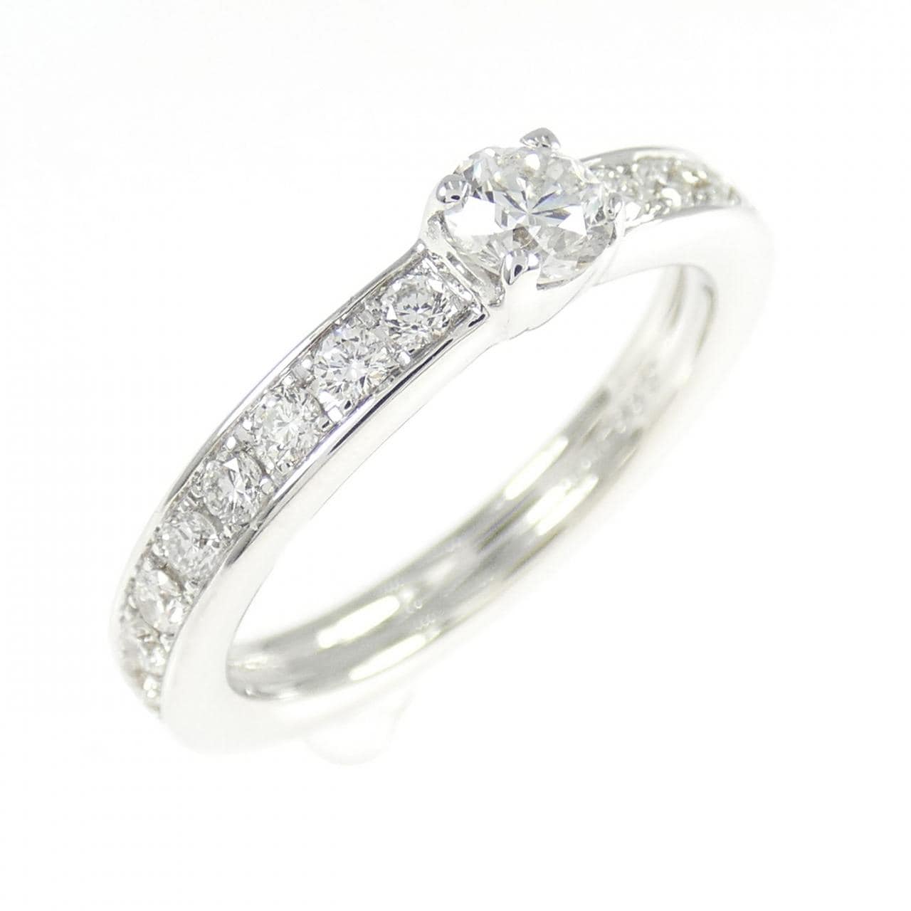 K18WG ダイヤモンド リング 0.26CT