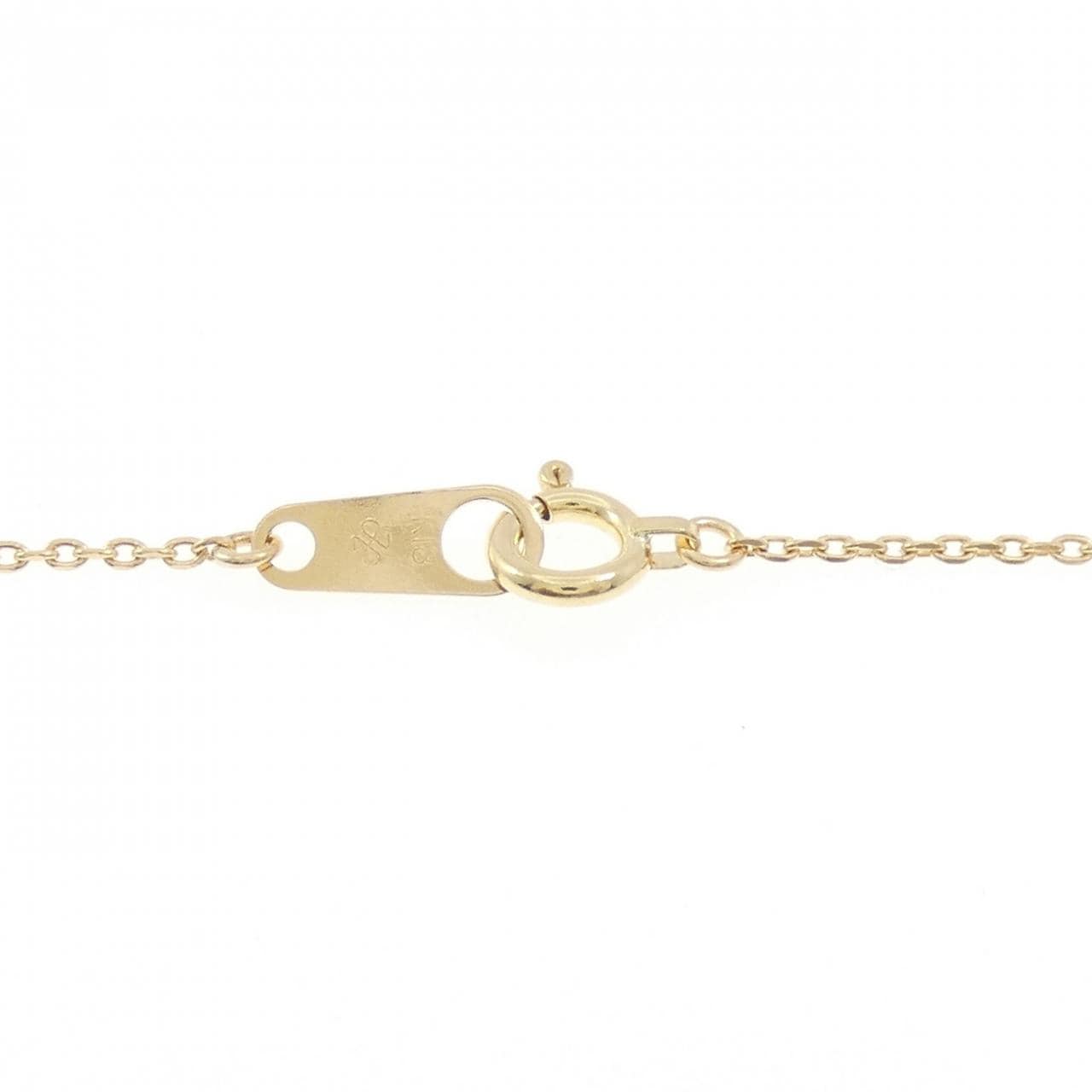 K18YG ハート マベパール ネックレス