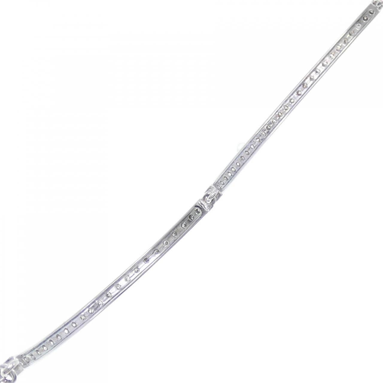 K18WG Diamond bracelet 1.00CT
