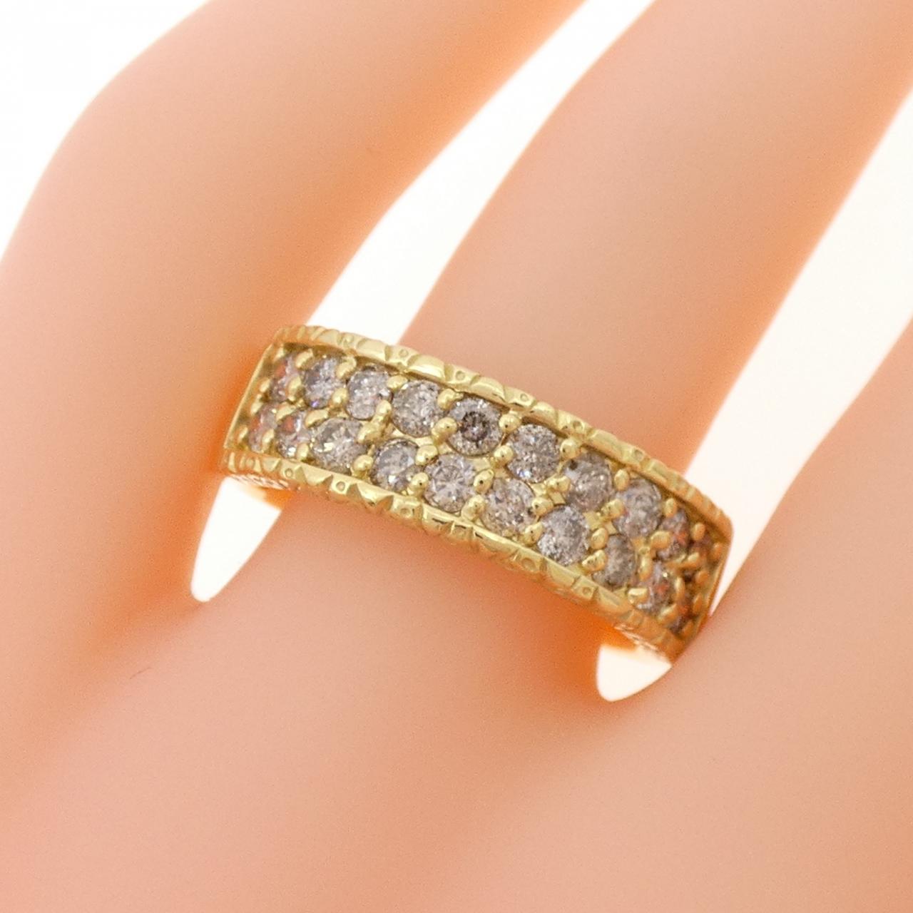 K18YG ダイヤモンド リング 1.00CT