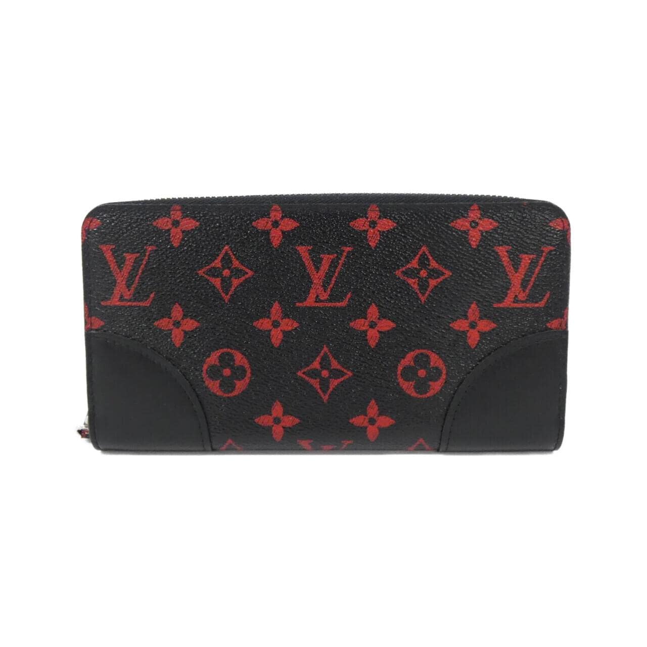 ルイヴィトン モノグラム ルージュ ジッピー ウォレット M60974 財布