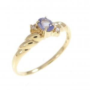 K18YG サファイヤ リング