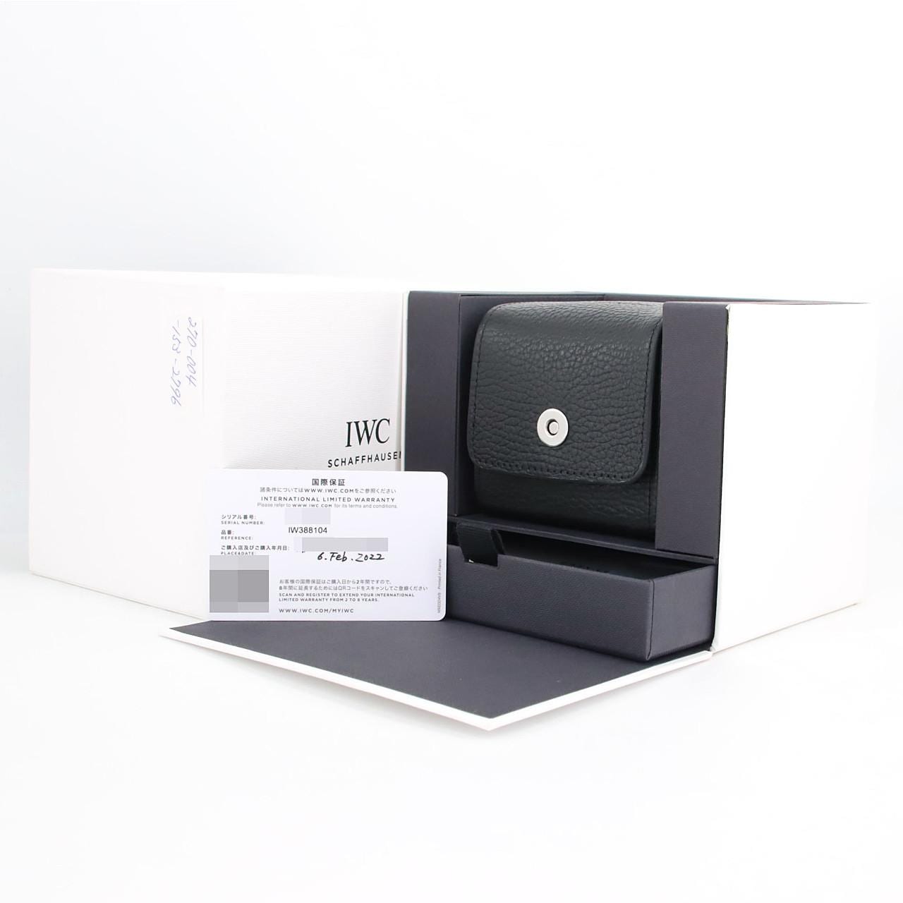 IWC パイロットウォッチクロノグラフ IW388104 SS 自動巻