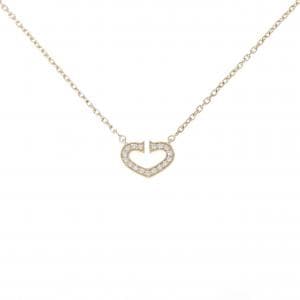 カルティエ Cハート ネックレス