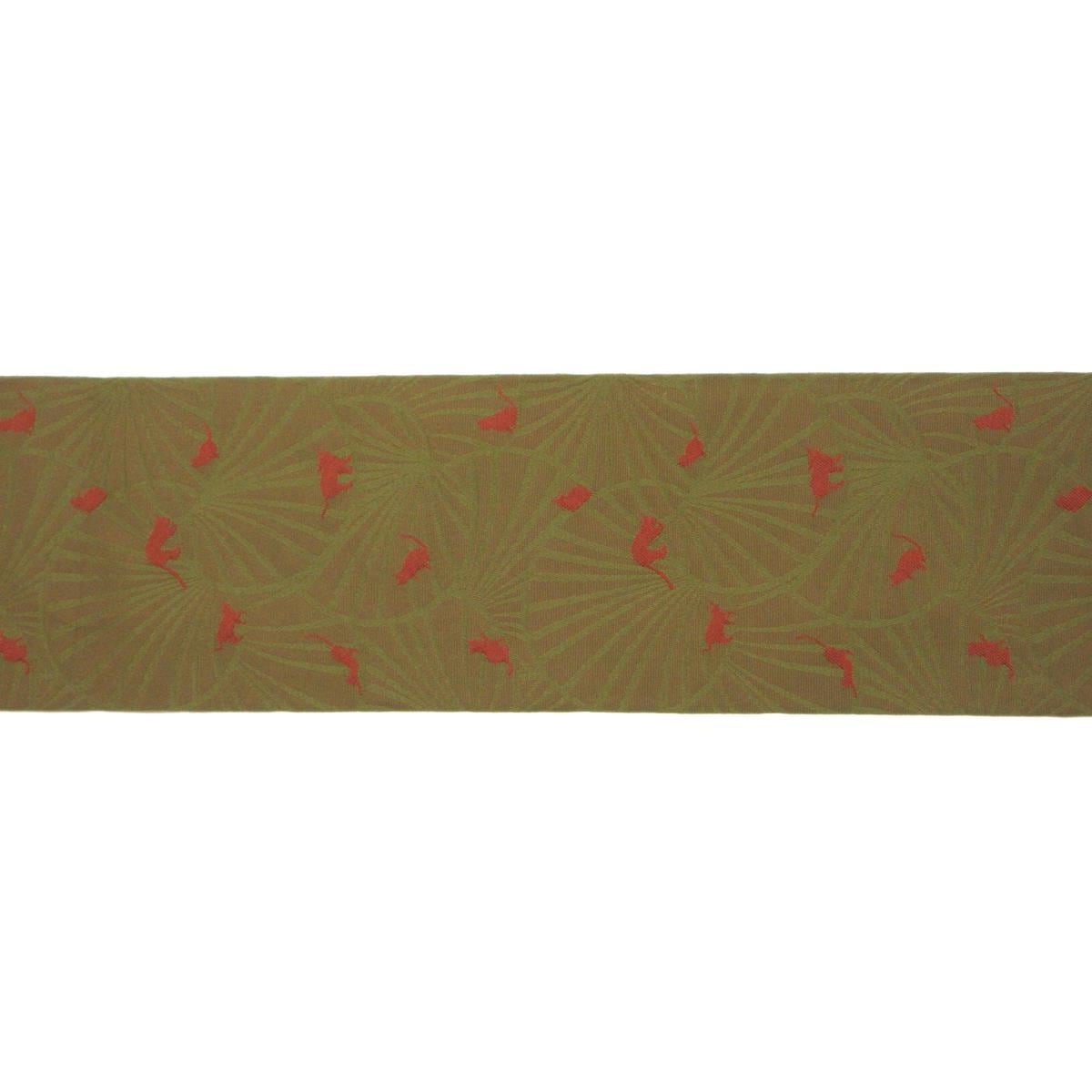 【新品】半幅帯　猫