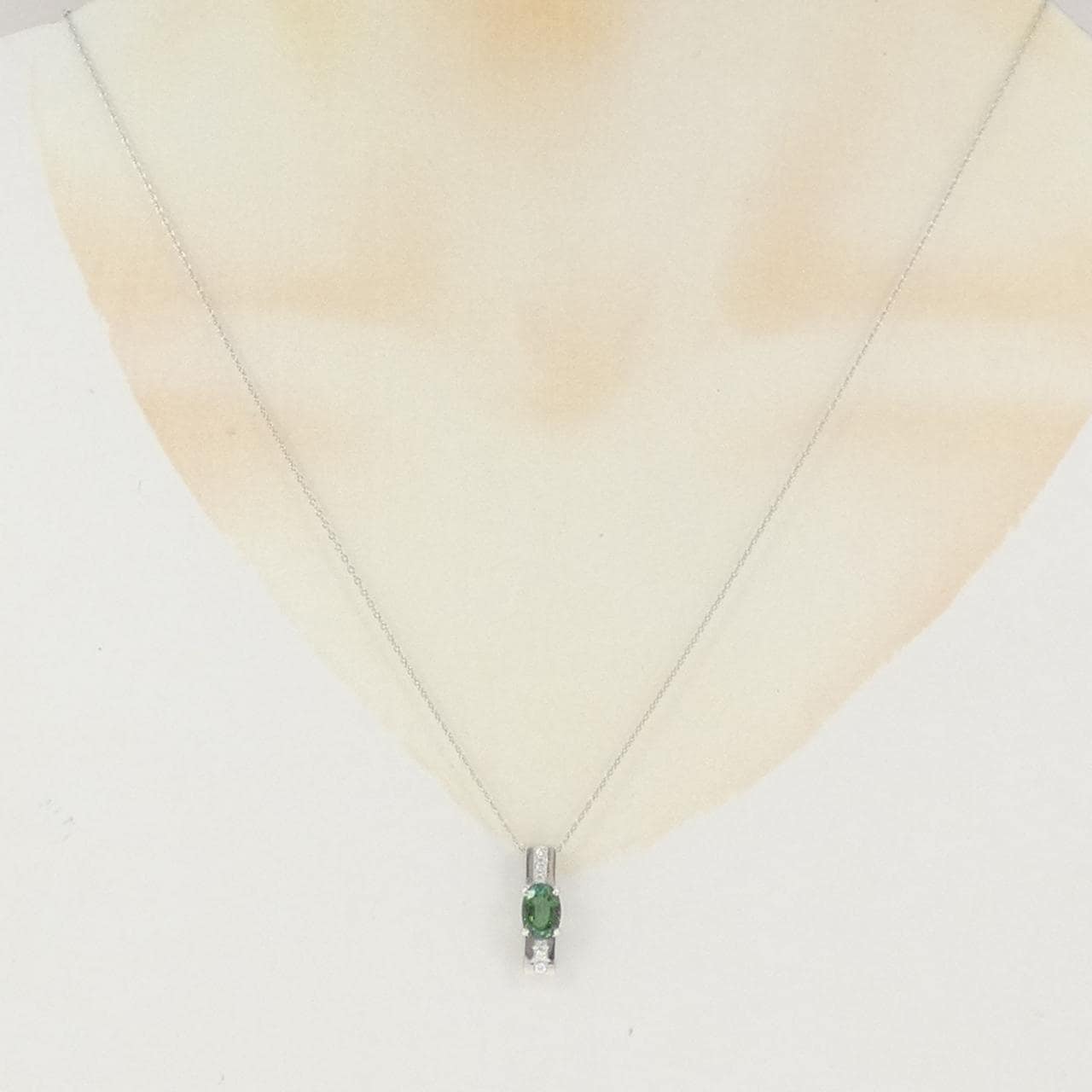PT900/PT850 トルマリン ネックレス 1.09CT