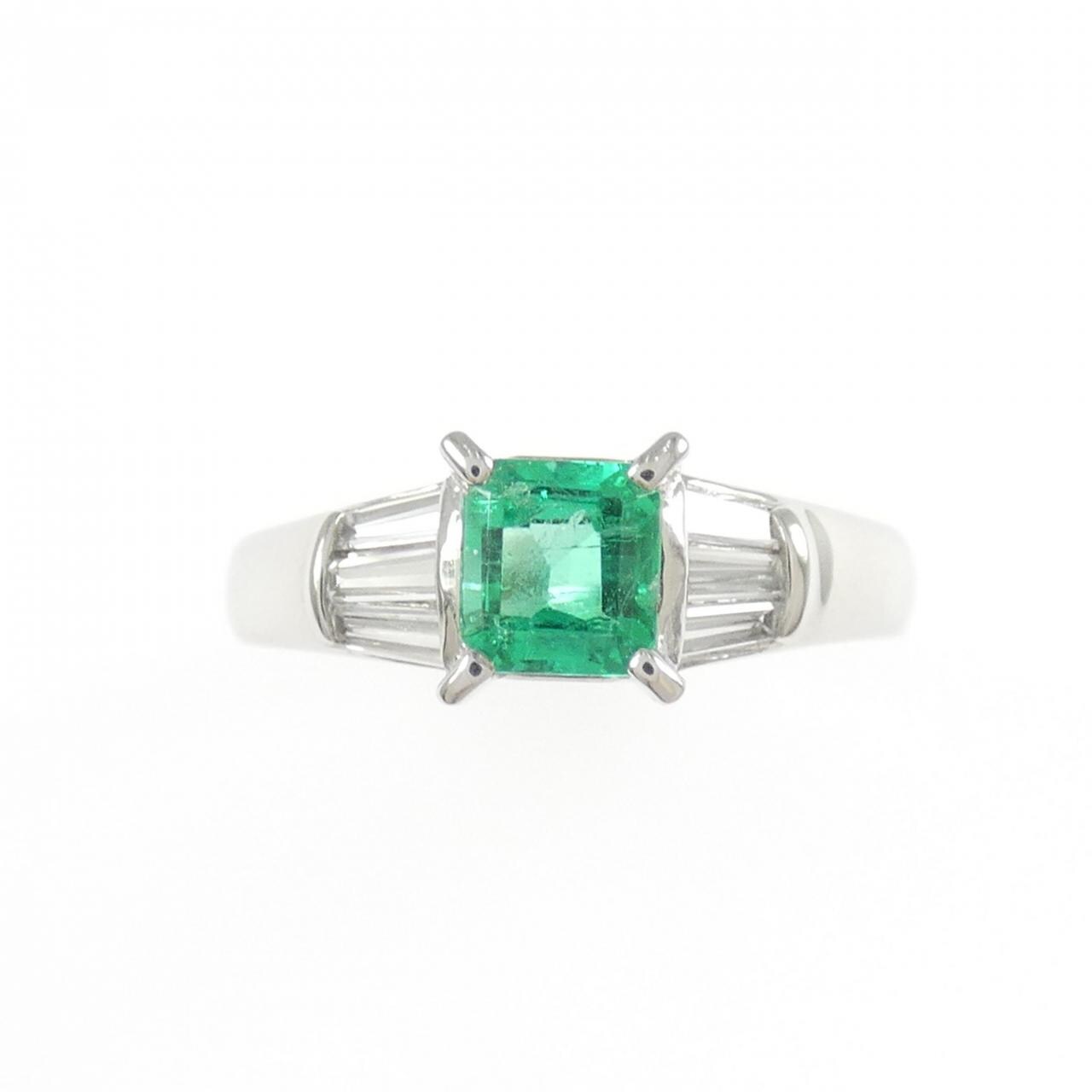 PT900 エメラルド リング 0.46CT